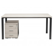 Стол NT 140x70 вяз натуральный/серый